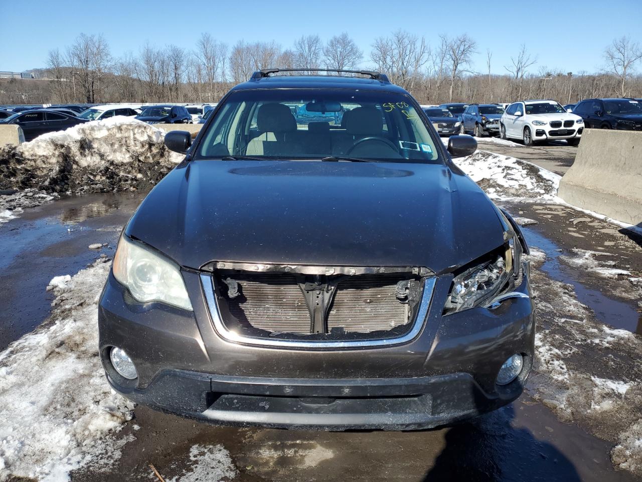 2008 Subaru Outback VIN 4S4BP62C687354411 Copart auction photo, front end / minor dent/scratches damage thumbnail 5