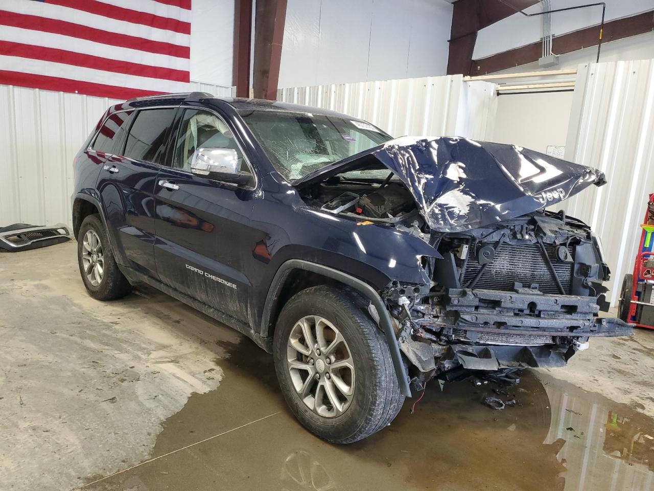 2014 Jeep Grand Cherokee VIN 1C4RJFBG8EC275607 Copart auction photo, front end damage thumbnail 4