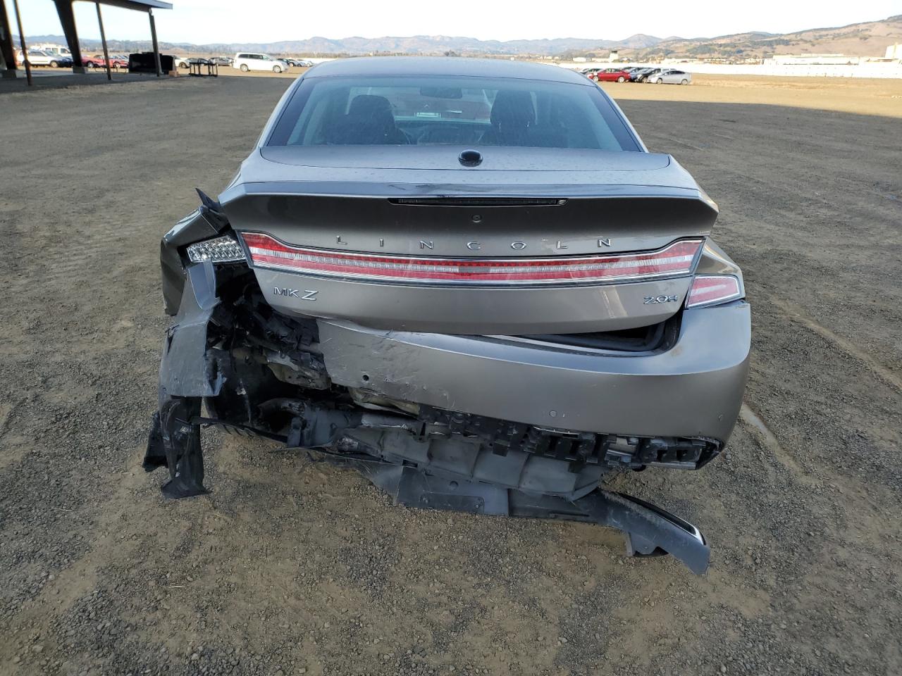 2016 Lincoln MKZ VIN 3LN6L2LU0GR612734 Copart auction photo, all over damage thumbnail 6