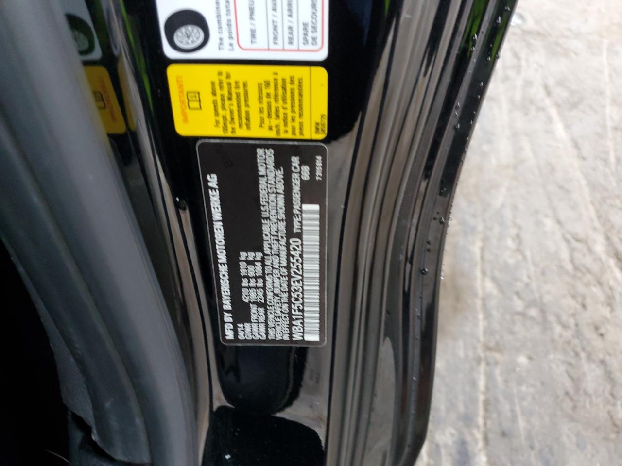 2014 BMW 2er VIN WBA1F5C53EV255420 Copart auction photo, rear end damage thumbnail 12