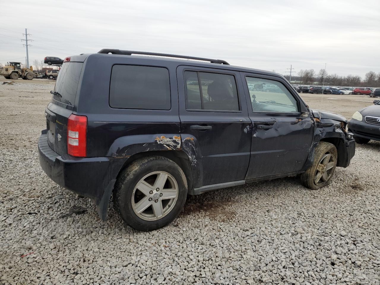 2010 Jeep Liberty (Patriot) VIN 1J4NF1GB8AD646652 Copart auction photo, front end / side damage thumbnail 3