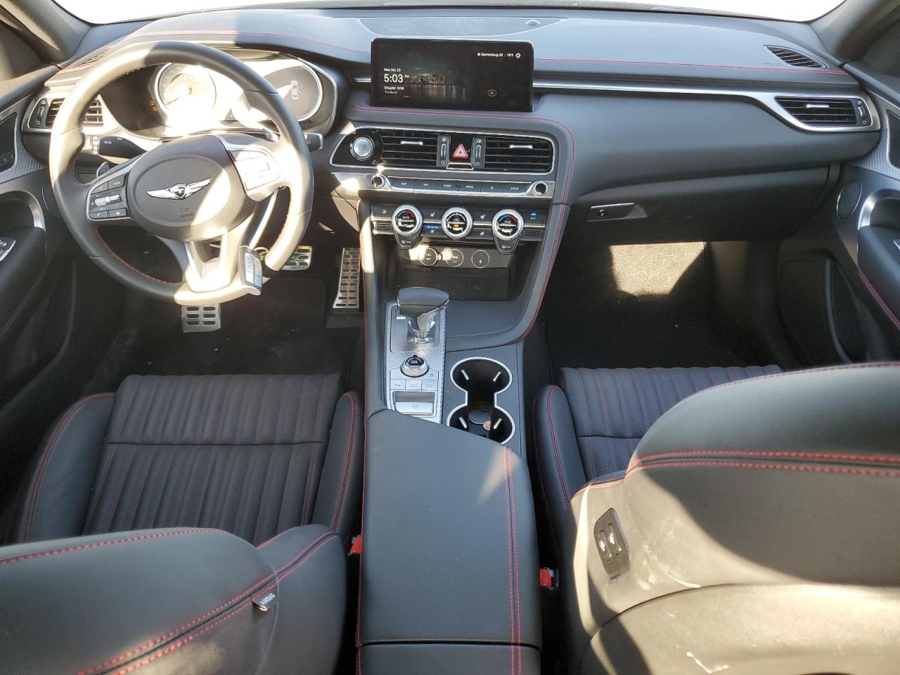 2023 Genesis G70 VIN KMTG34TA3PU133101 Copart auction photo, all over damage thumbnail 8
