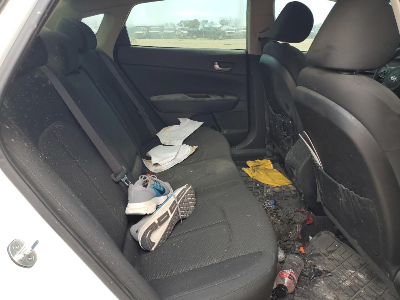 2016 KIA Optima VIN KNAGT4L33G5090323 Copart auction photo, burn - interior damage thumbnail 10