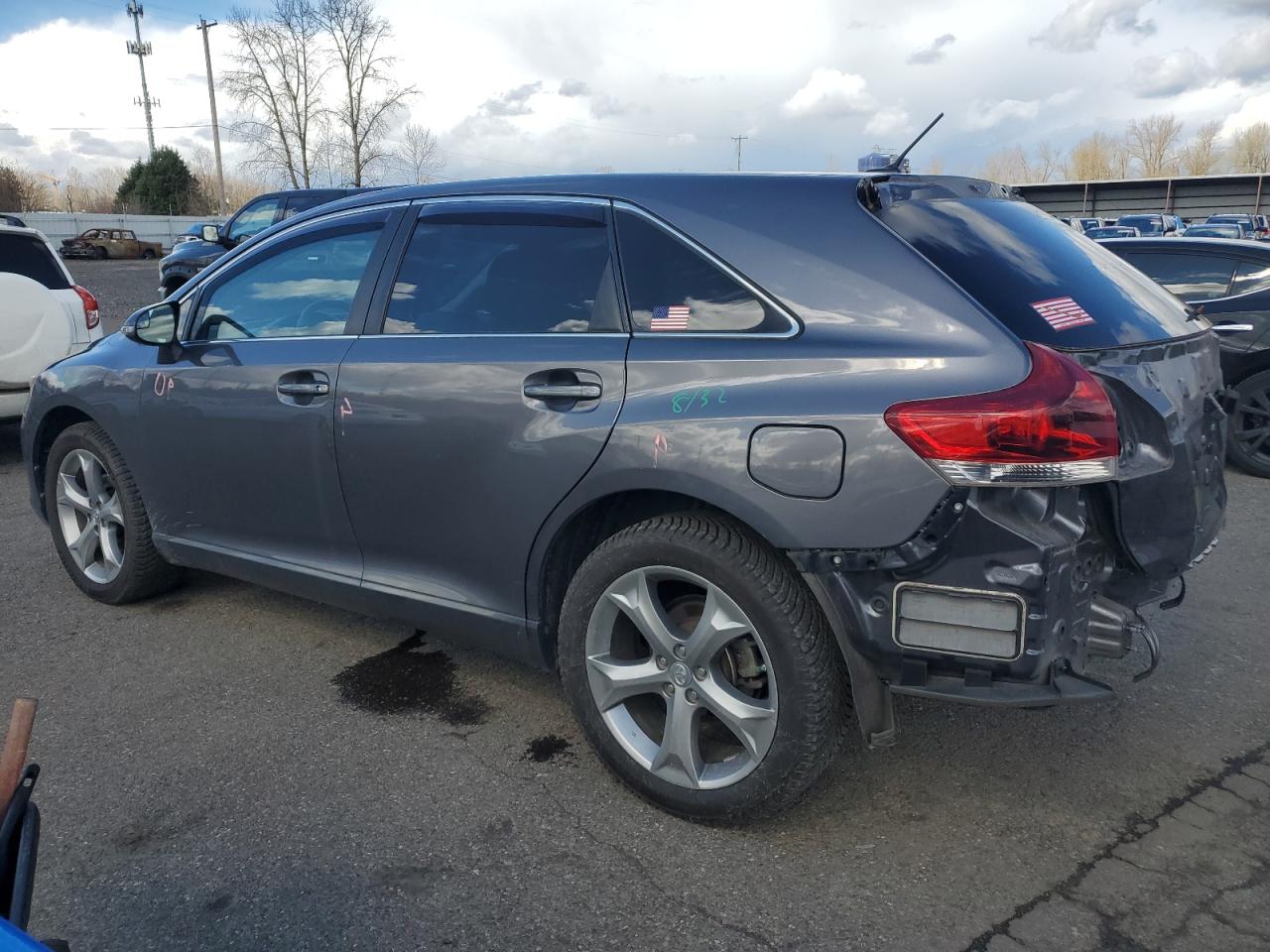 2013 Toyota Venza VIN 4T3BK3BBXDU094411 Copart auction photo, all over damage thumbnail 2