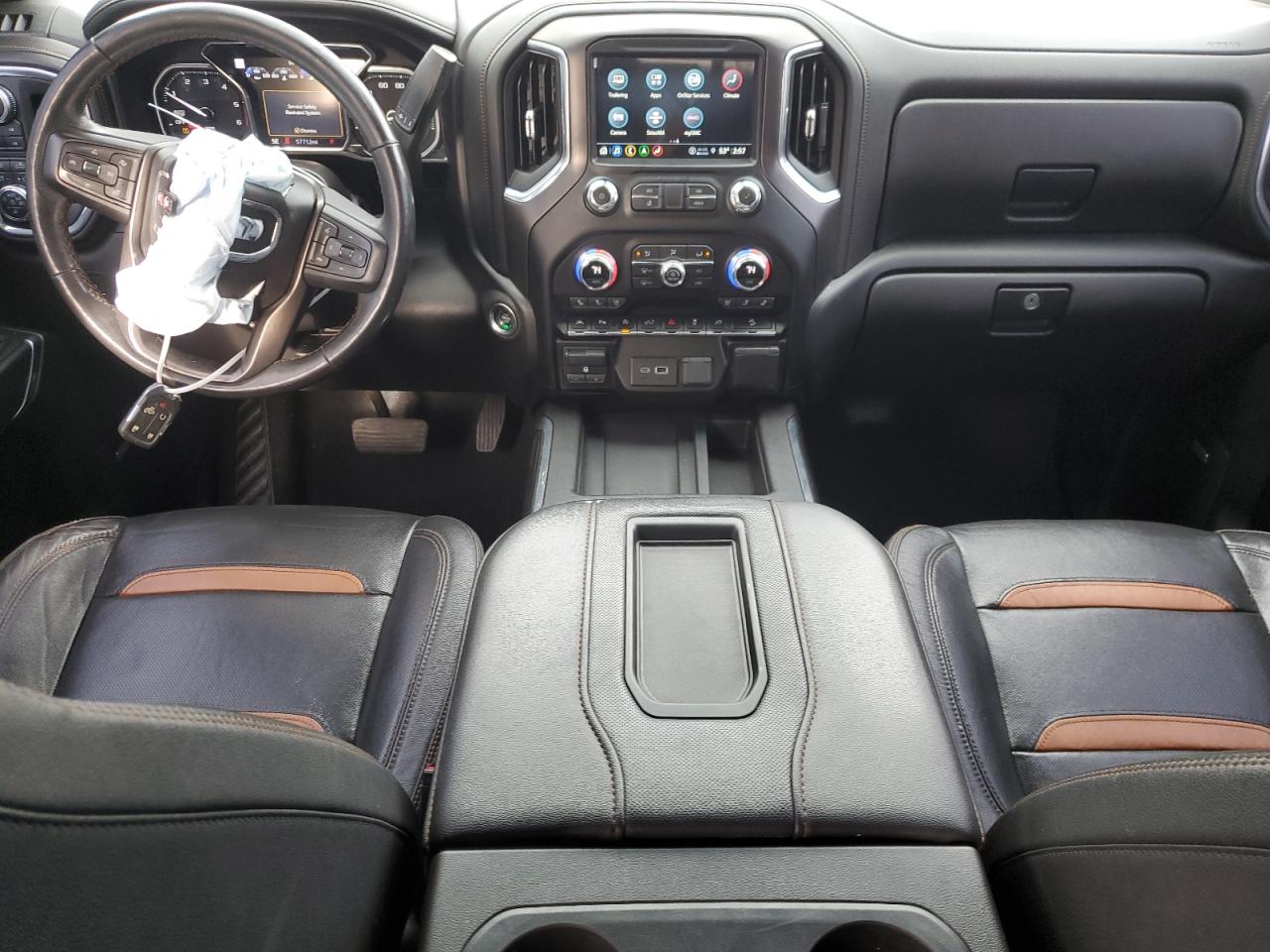 2021 GMC Sierra VIN 1GTU9EET7MZ173409 Copart auction photo, front end / hail damage thumbnail 8