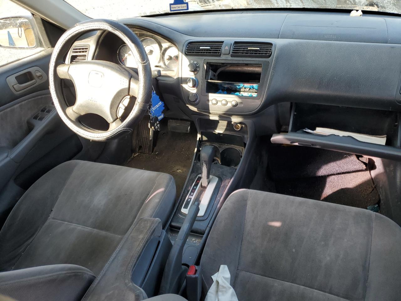 2003 Honda Civic VIN JHMES16523S001022 Copart auction photo, side damage thumbnail 8