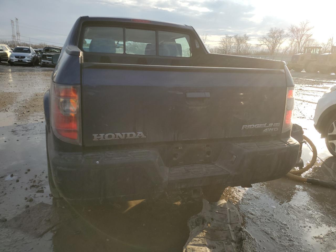 2013 Honda Ridgeline VIN 5FPYK1F20DB017746 Copart auction photo, front end / rear end damage thumbnail 6