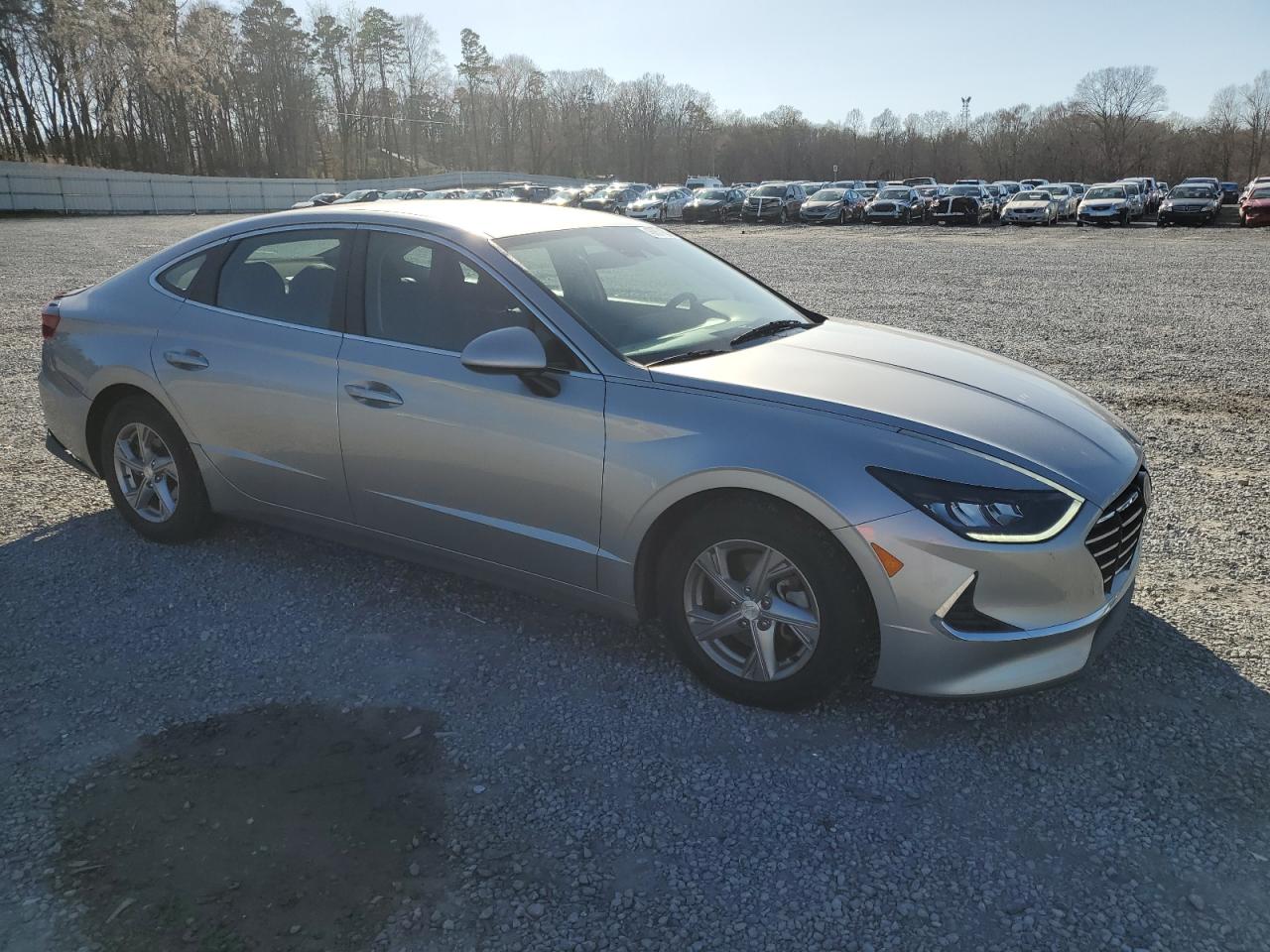 2020 Hyundai Sonata VIN 5NPEG4JA1LH061736 Copart auction photo, rear end damage thumbnail 4