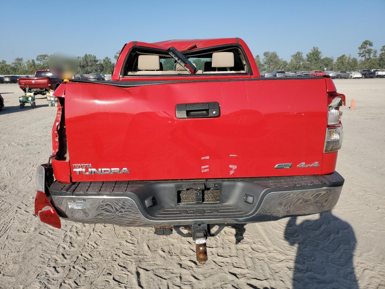 2010 Toyota Tundra VIN 5TFDW5F10AX094483 Copart auction photo, all over damage thumbnail 6
