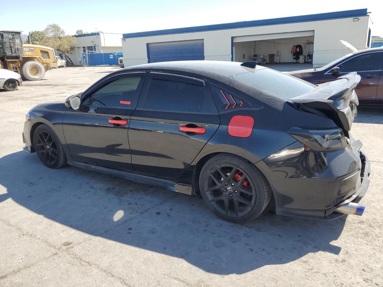 2022 Honda Civic VIN 2HGFE2F59NH505579 Copart auction photo, rear end / minor dent/scratches damage thumbnail 2