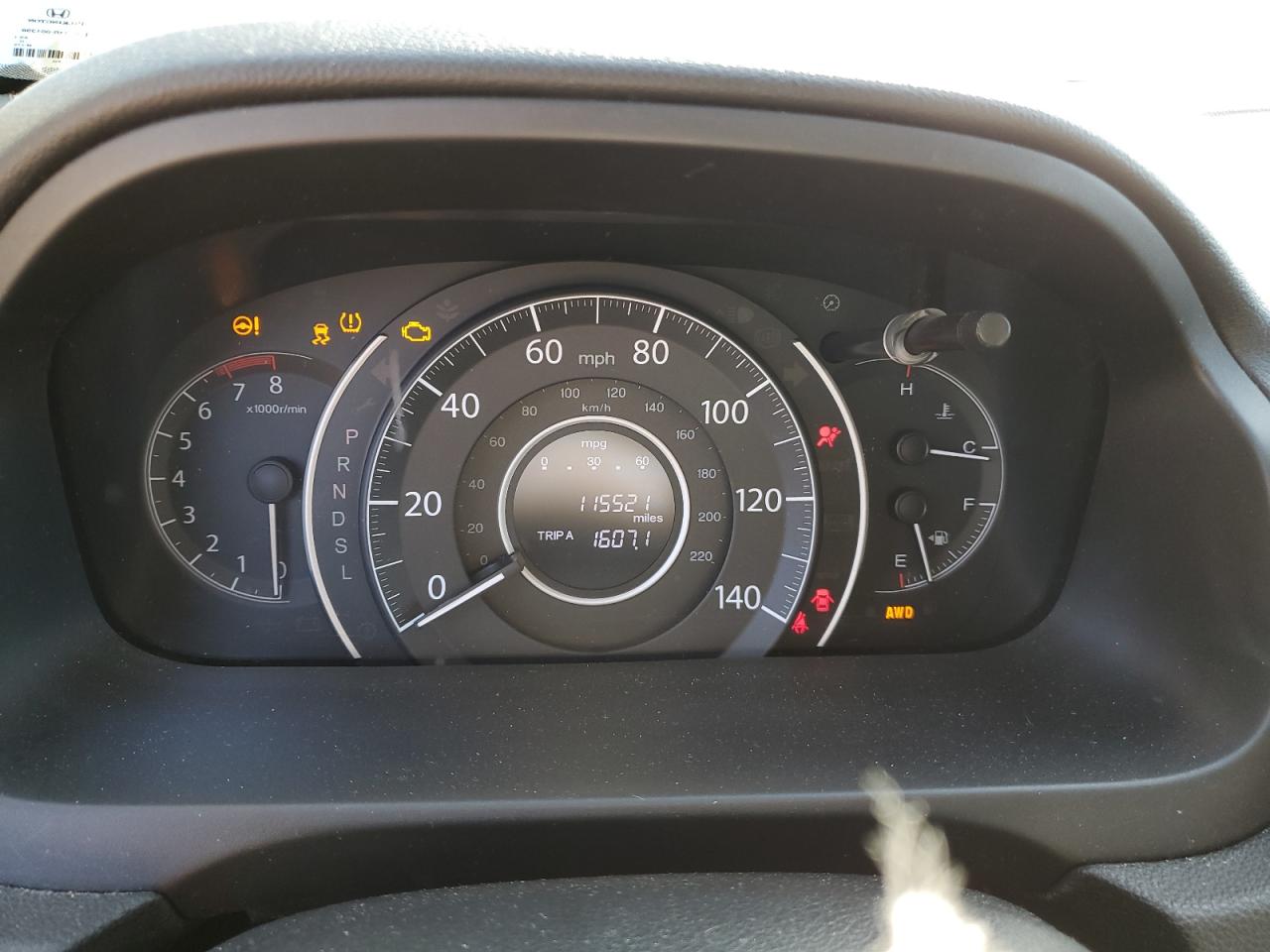2016 Honda CR-V VIN 5J6RM4H7XGL069575 Copart auction photo, mechanical / front end damage thumbnail 9