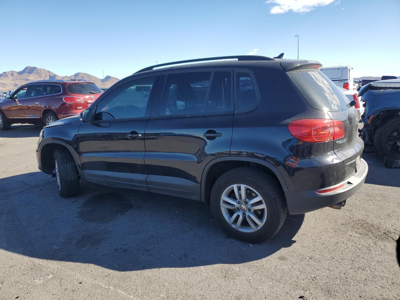 2015 Volkswagen Tiguan VIN WVGAV7AX1FW584775 Copart auction photo, mechanical damage thumbnail 2