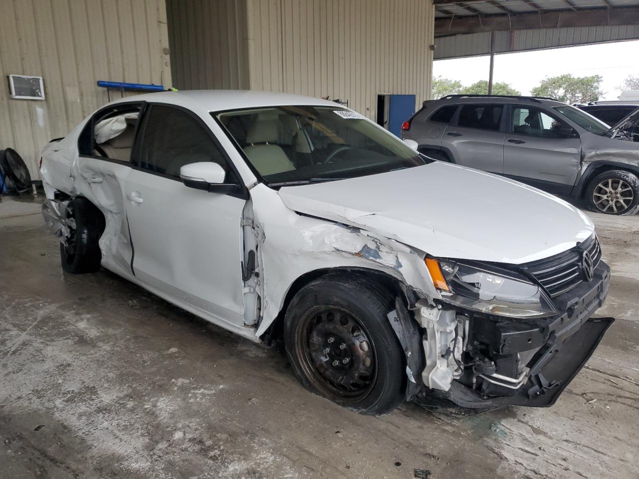 2014 Volkswagen Jetta VIN 3VWD07AJ2EM267322 Copart auction photo, all over damage thumbnail 4