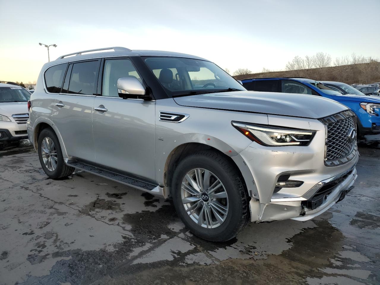 2020 Infiniti QX80 VIN JN8AZ2NE6L9255766 Copart auction photo, front end damage thumbnail 4