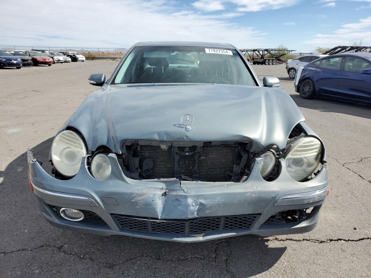 2007 Mercedes-Benz E-klasse VIN WDBUF22X37B096564 Copart auction photo, front end damage thumbnail 5