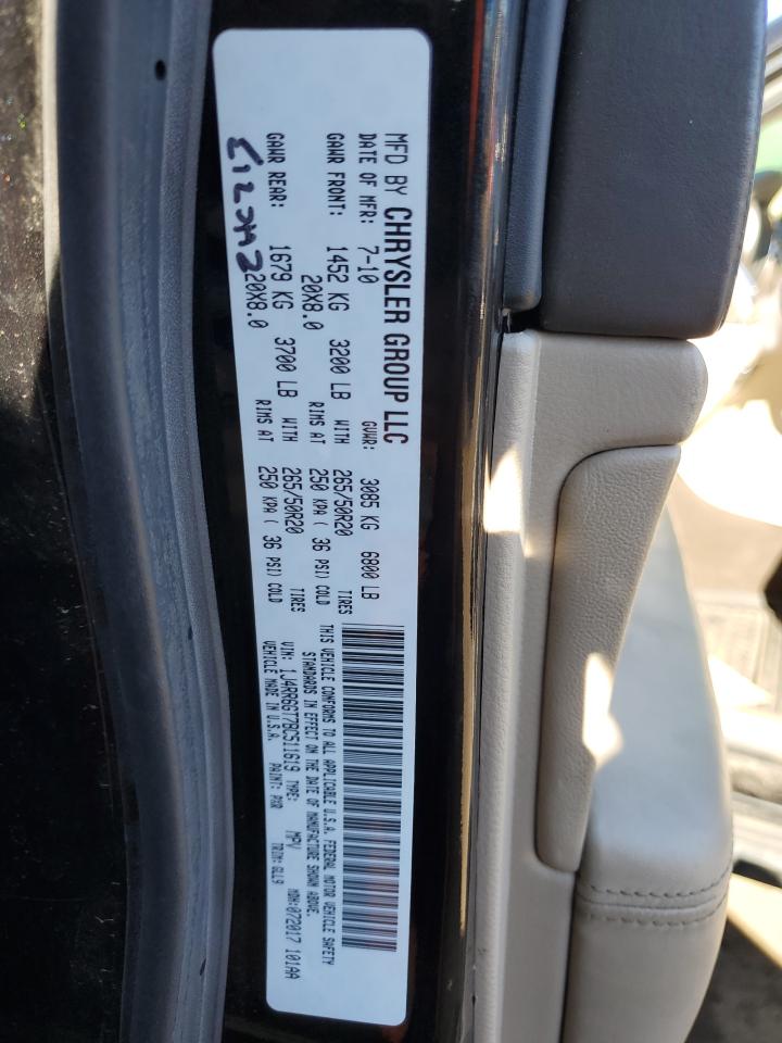 2011 Jeep Grand Cherokee VIN 1J4RR6GT7BC511619 Copart auction photo, rear end damage thumbnail 13
