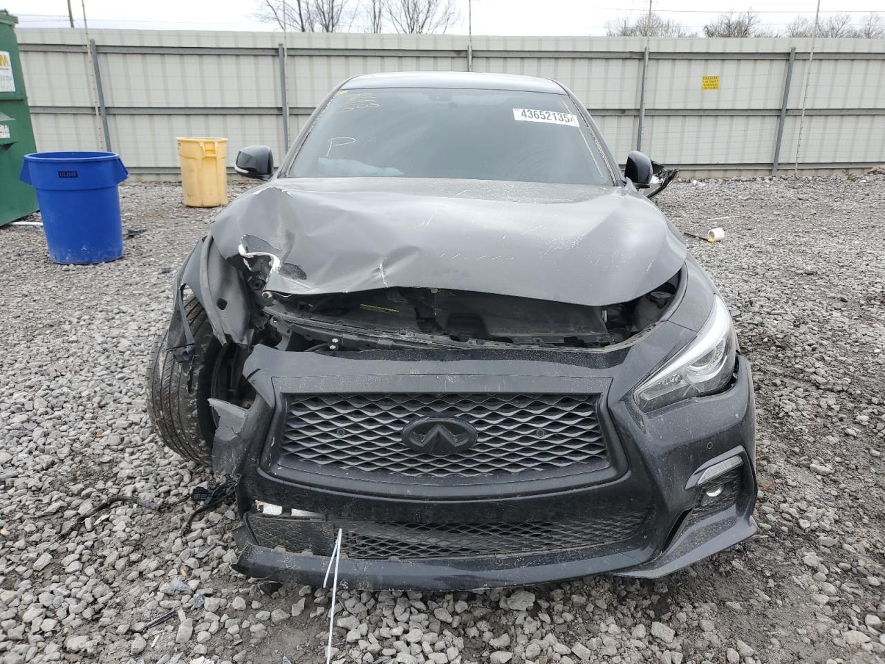 2020 Infiniti Q50 VIN JN1EV7AP7LM205102 Copart auction photo, front end / mechanical damage thumbnail 5