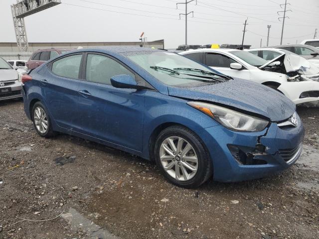 2015 Hyundai Elantra VIN KMHDH4AE3FU223366 Copart auction photo, front end / rear end damage thumbnail 4