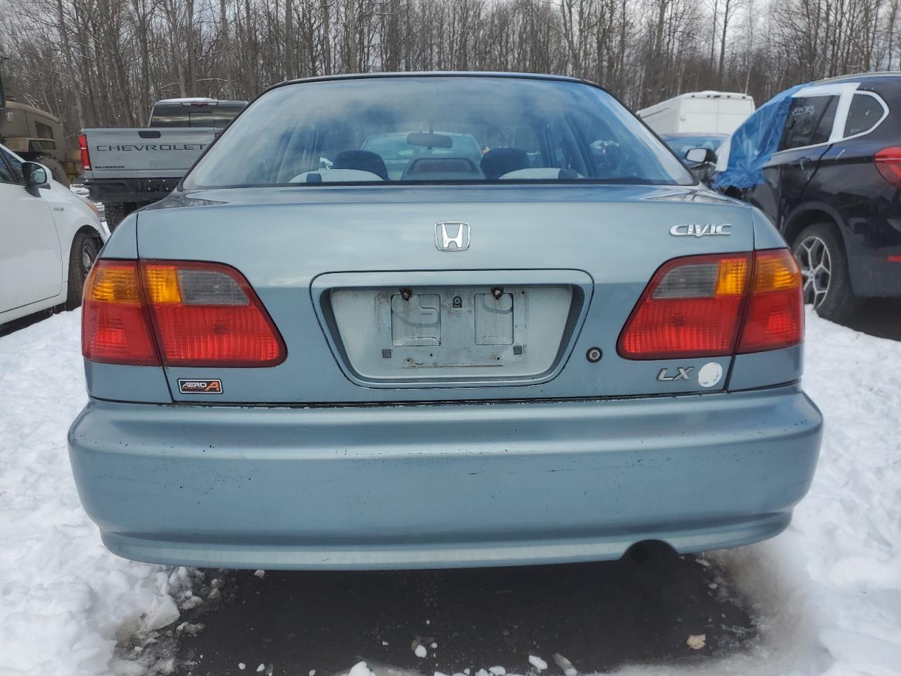 2000 Honda Civic VIN 1HGEJ6679YL030006 Copart auction photo, front end / minor dent/scratches damage thumbnail 6