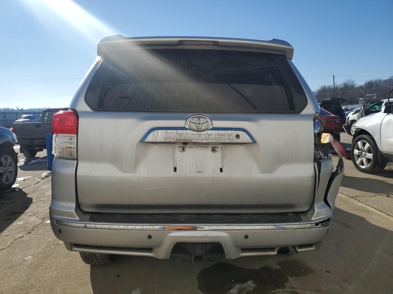 2011 Toyota 4Runner VIN JTEBU5JR2B5055588 Copart auction photo, front end / rear end damage thumbnail 6