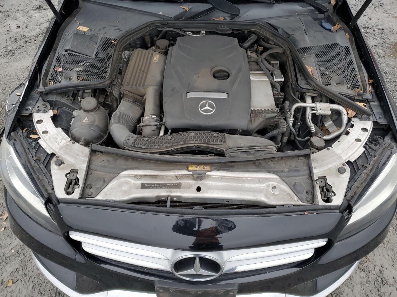 2016 Mercedes-Benz C-klasse VIN WDDWF4JB7GR154264 Copart auction photo, side / all over damage thumbnail 11
