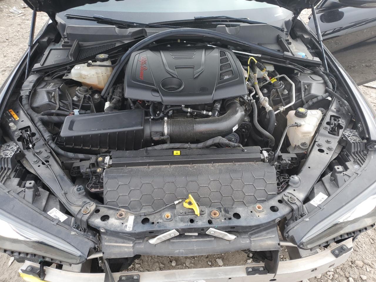 2021 Alfa Romeo Giulia VIN ZARFANBN1M7644185 Copart auction photo, front end damage thumbnail 11