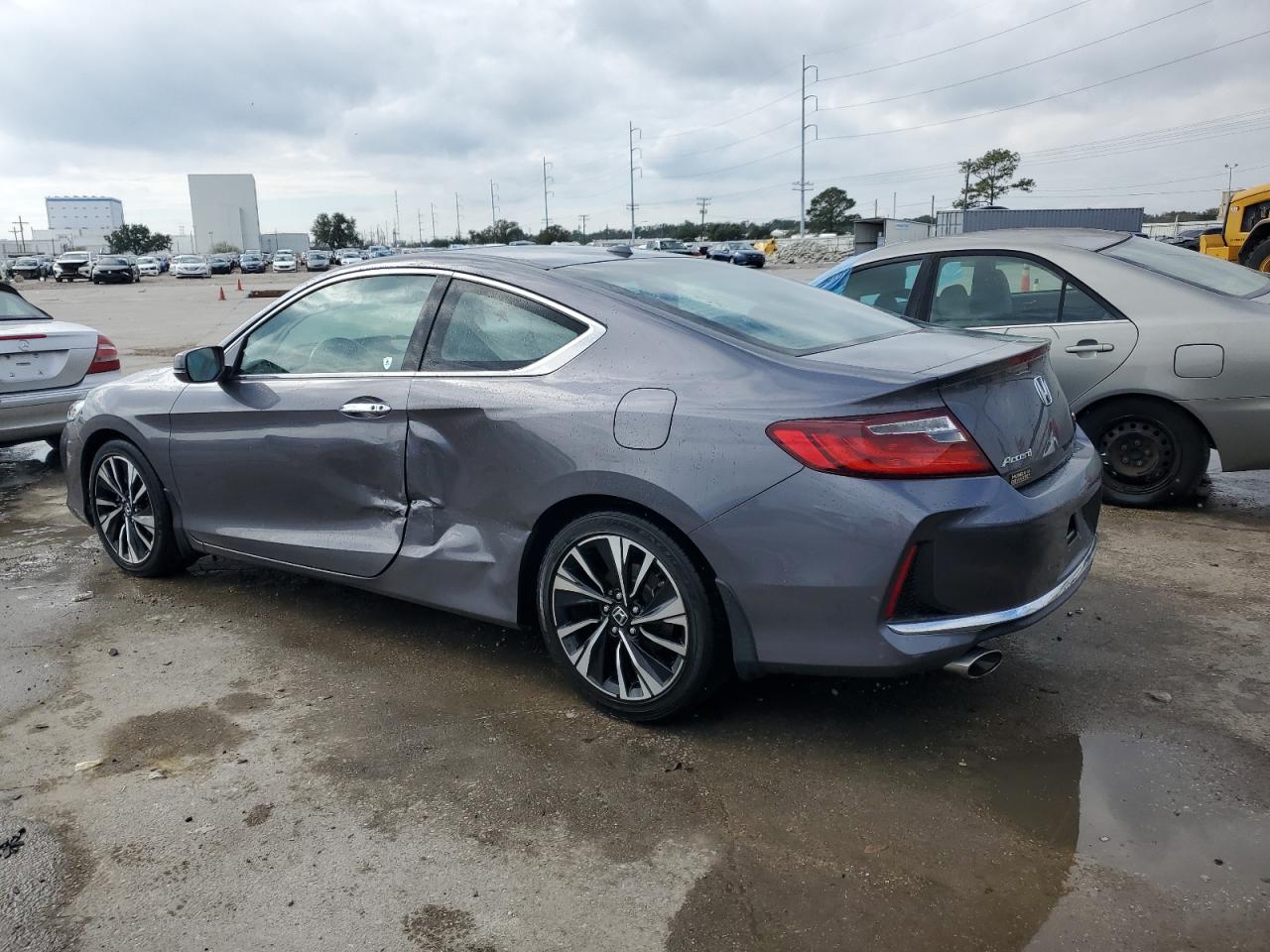 2016 Honda Accord VIN 1HGCT2B89GA003438 Copart auction photo, side damage thumbnail 2