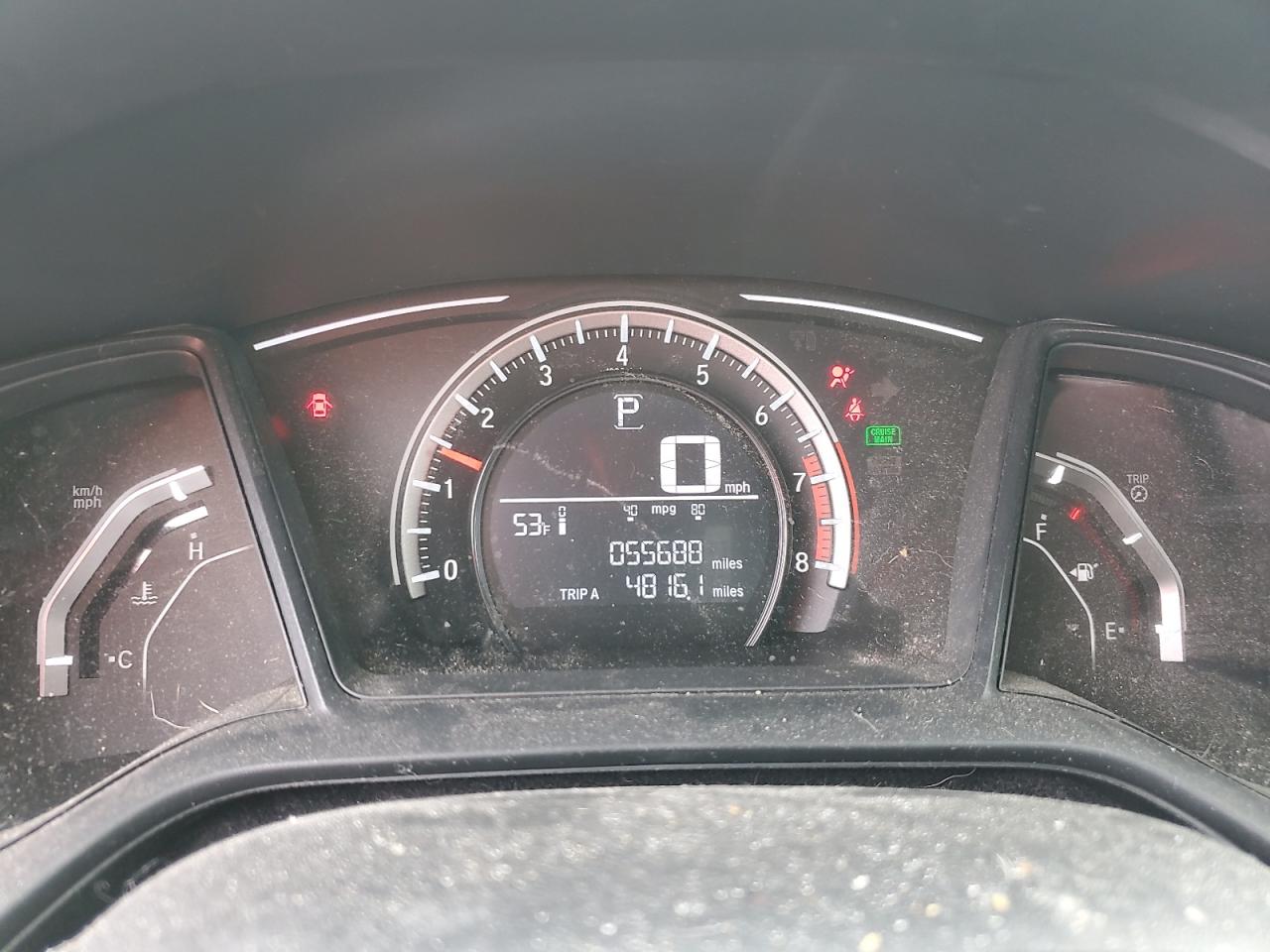 2018 Honda Civic VIN 19XFC2F58JE204568 Copart auction photo, water/flood damage thumbnail 9
