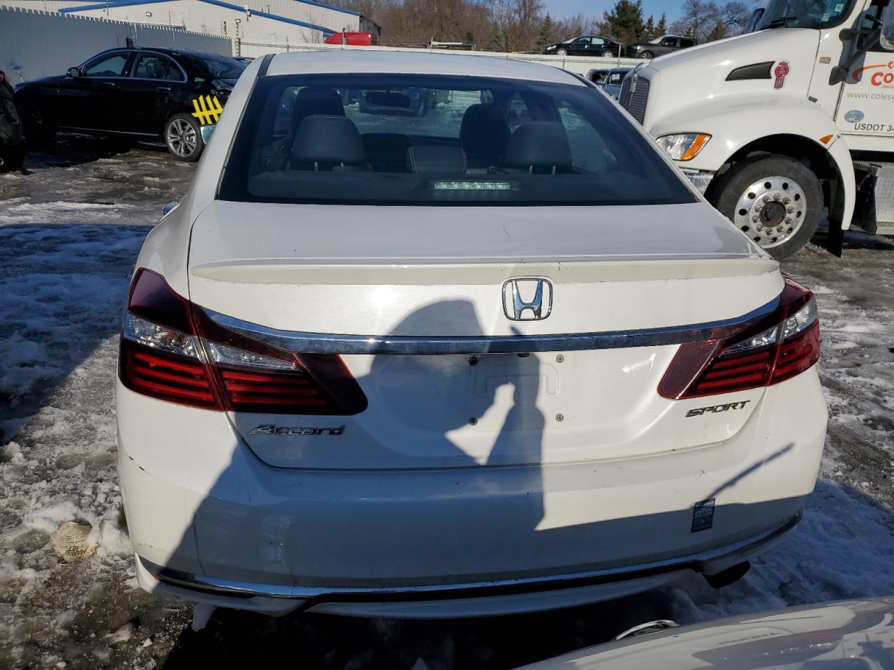 2016 Honda Accord VIN 1HGCR2F57GA054418 Copart auction photo, front end damage thumbnail 6