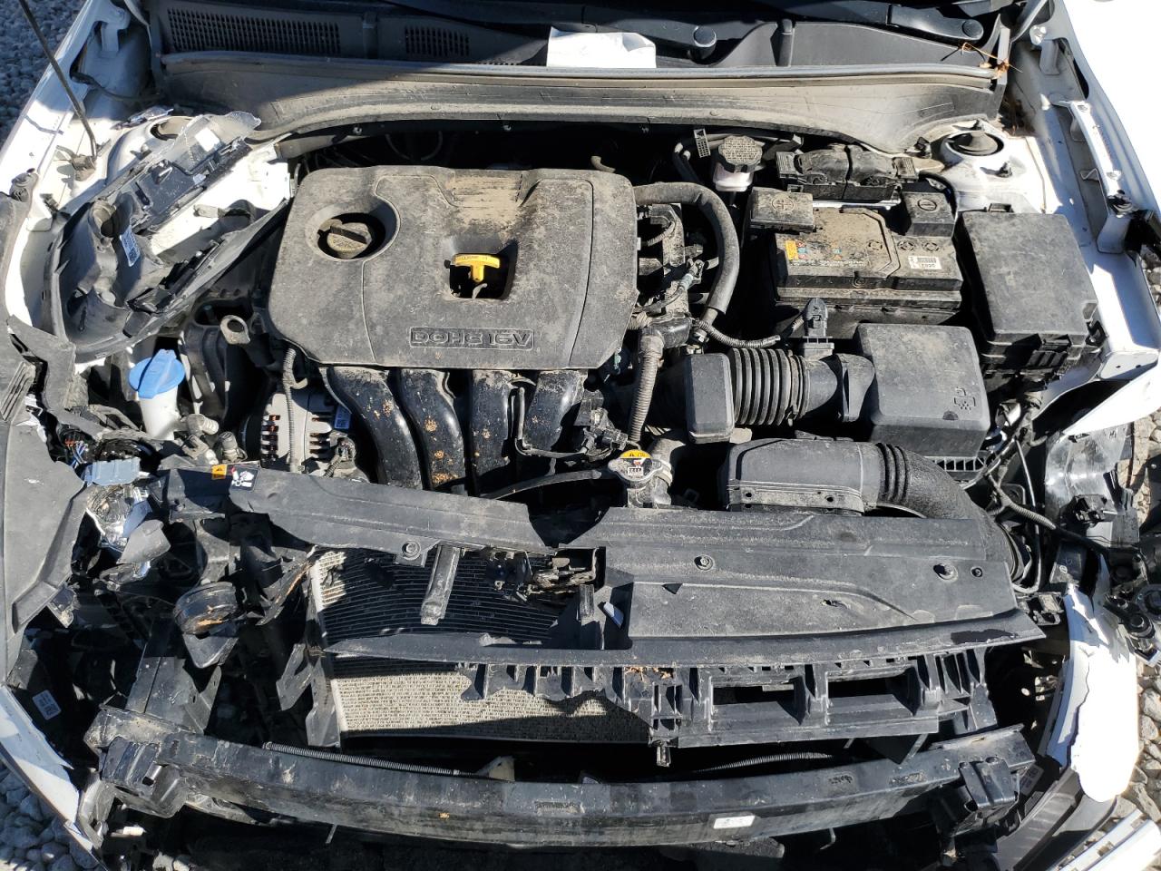 2020 KIA Forte VIN 3KPF24AD8LE235786 Copart auction photo, front end / side damage thumbnail 11