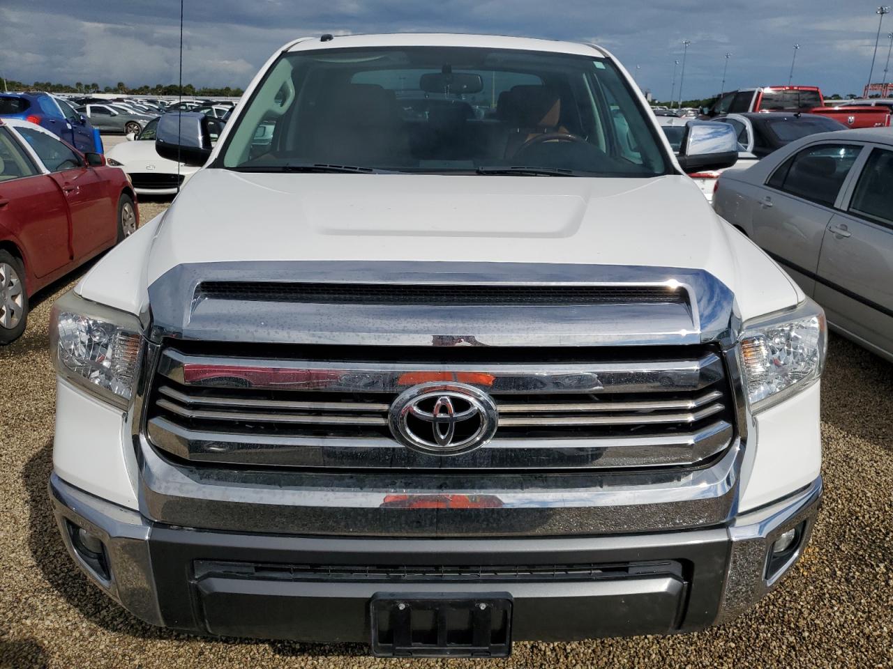 2016 Toyota Tundra VIN 5TFGW5F17GX205276 Copart auction photo, water/flood damage thumbnail 5