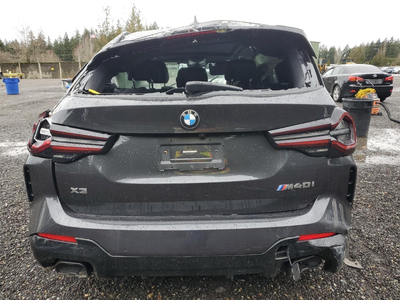 2022 BMW X3 M VIN 5UX83DP04N9J74954 Copart auction photo, all over damage thumbnail 6