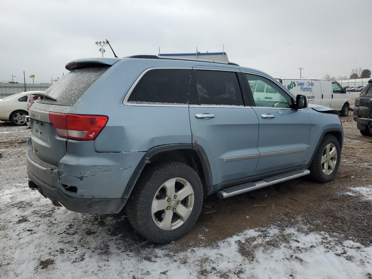 2013 Jeep Grand Cherokee VIN 1C4RJFCG3DC607059 Copart auction photo, all over damage thumbnail 3