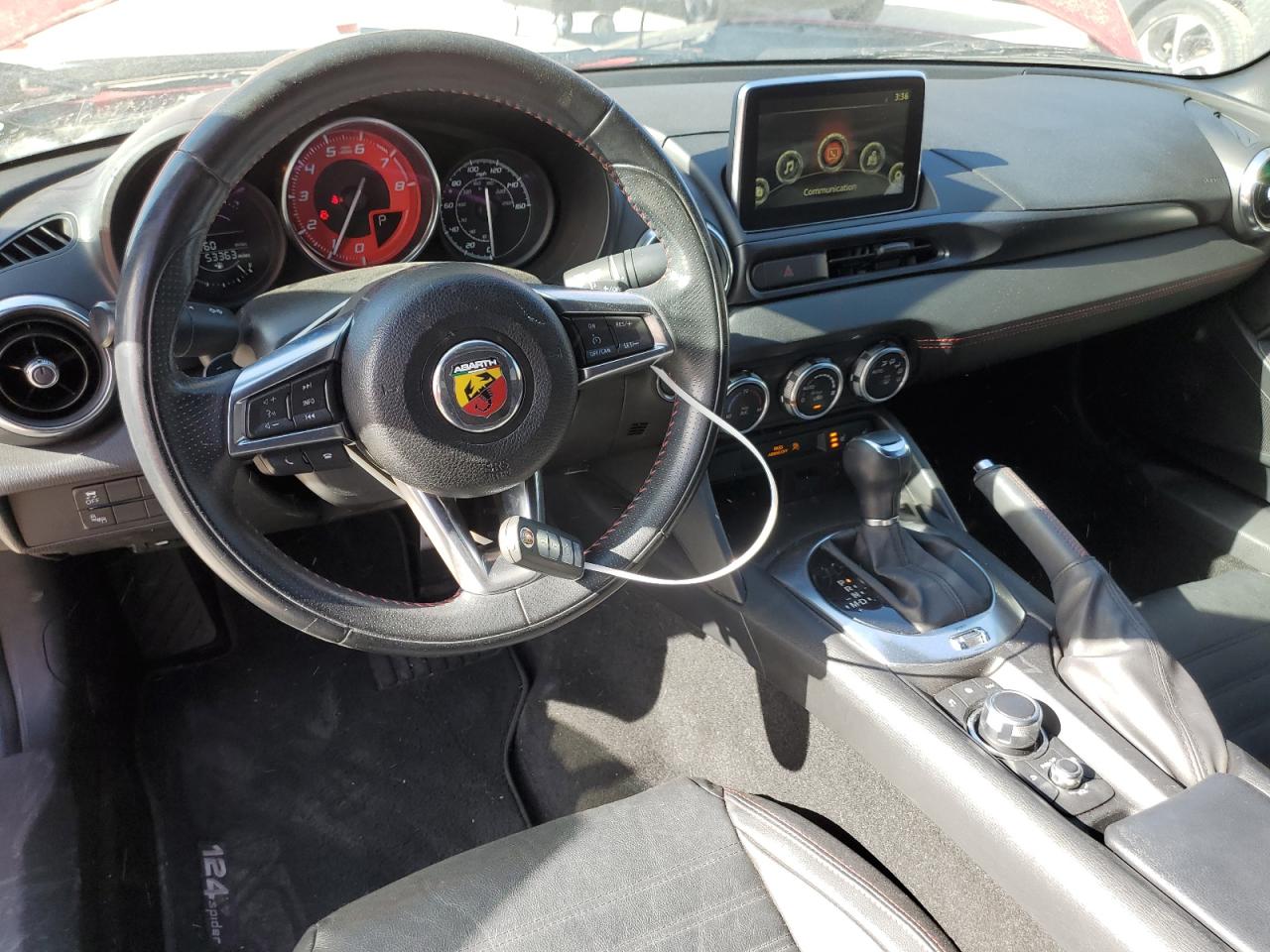 2020 Fiat 124 Spider VIN JC1NFAEK9L0145222 Copart auction photo, frame damage / hail damage thumbnail 8