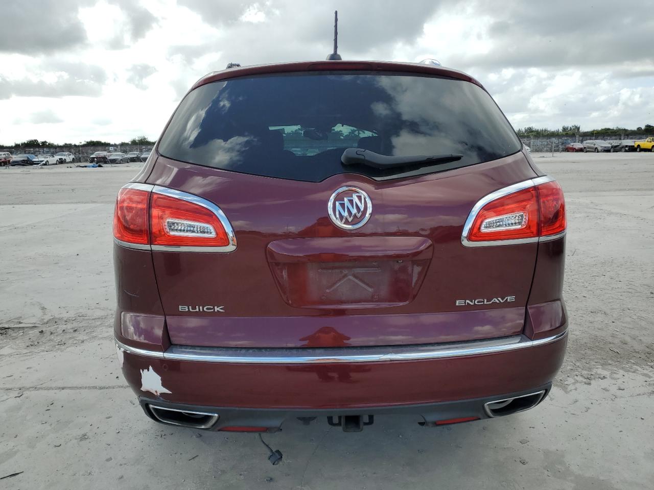 2016 Buick Enclave VIN 5GAKRCKD0GJ116451 Copart auction photo, front end / rear end damage thumbnail 6
