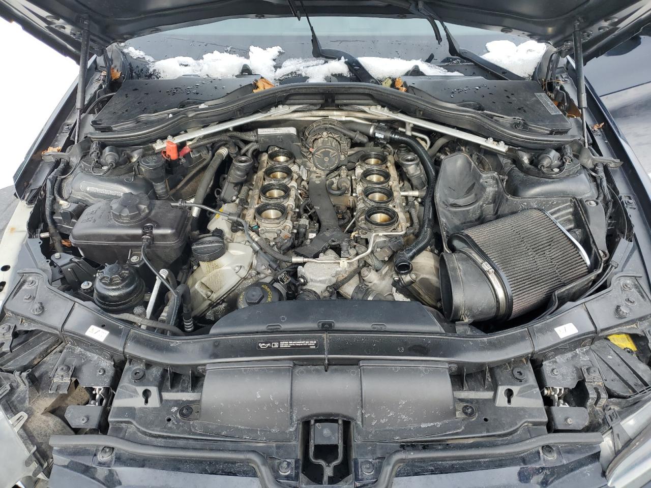 2011 BMW M3 VIN WBSPM9C52BE698706 Copart auction photo, front end / side damage thumbnail 11