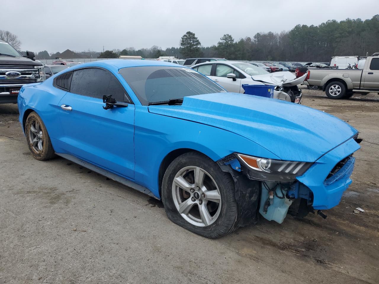 2017 Ford Mustang VIN 1FA6P8AM0H5335401 Copart auction photo, all over damage thumbnail 4