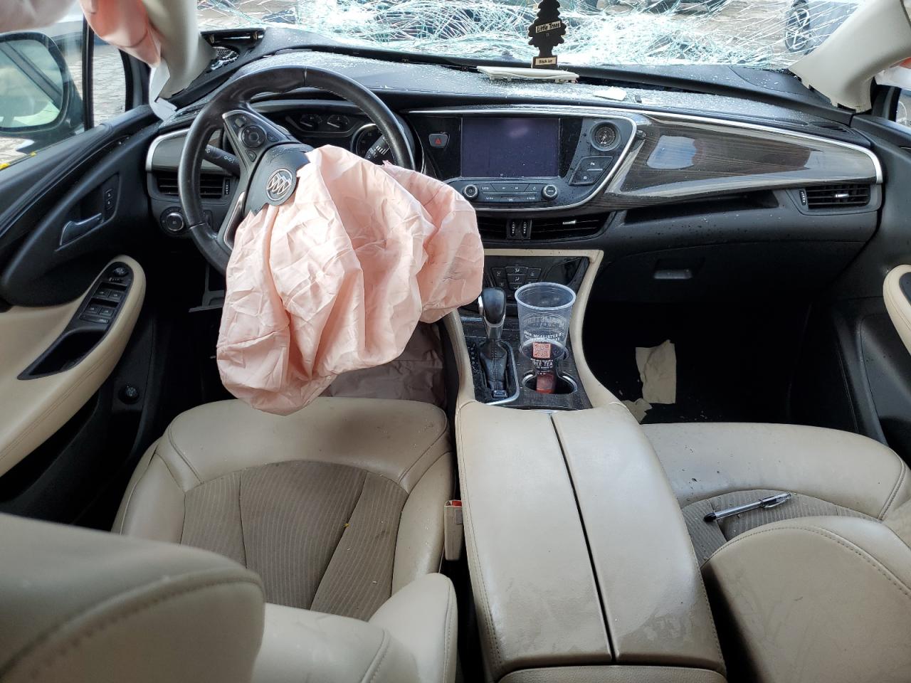 2020 Buick Envision VIN LRBFX1SA6LD123377 Copart auction photo, front end / rear end damage thumbnail 8