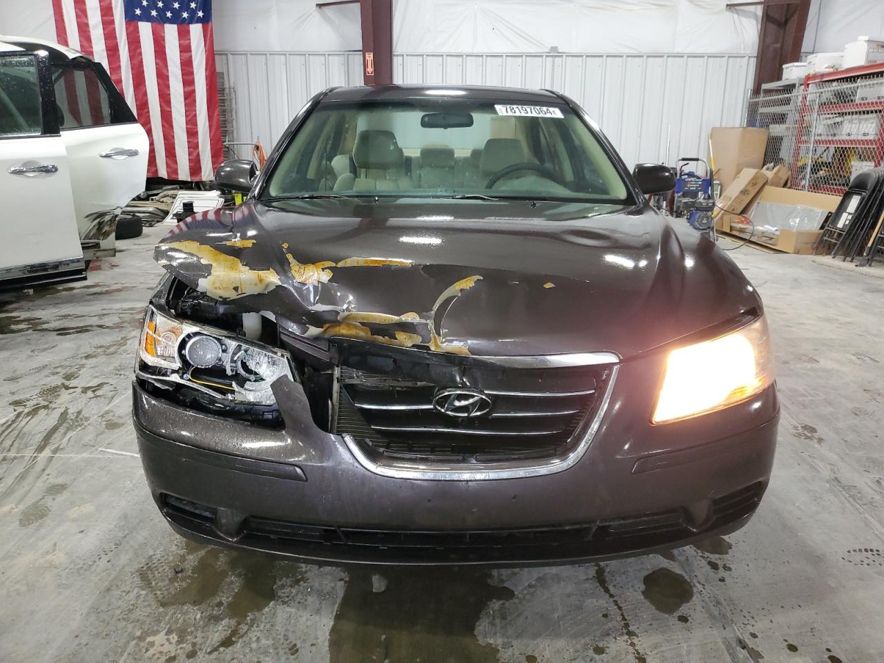 2010 Hyundai Sonata VIN 5NPET4AC6AH637427 Copart auction photo, front end damage thumbnail 5