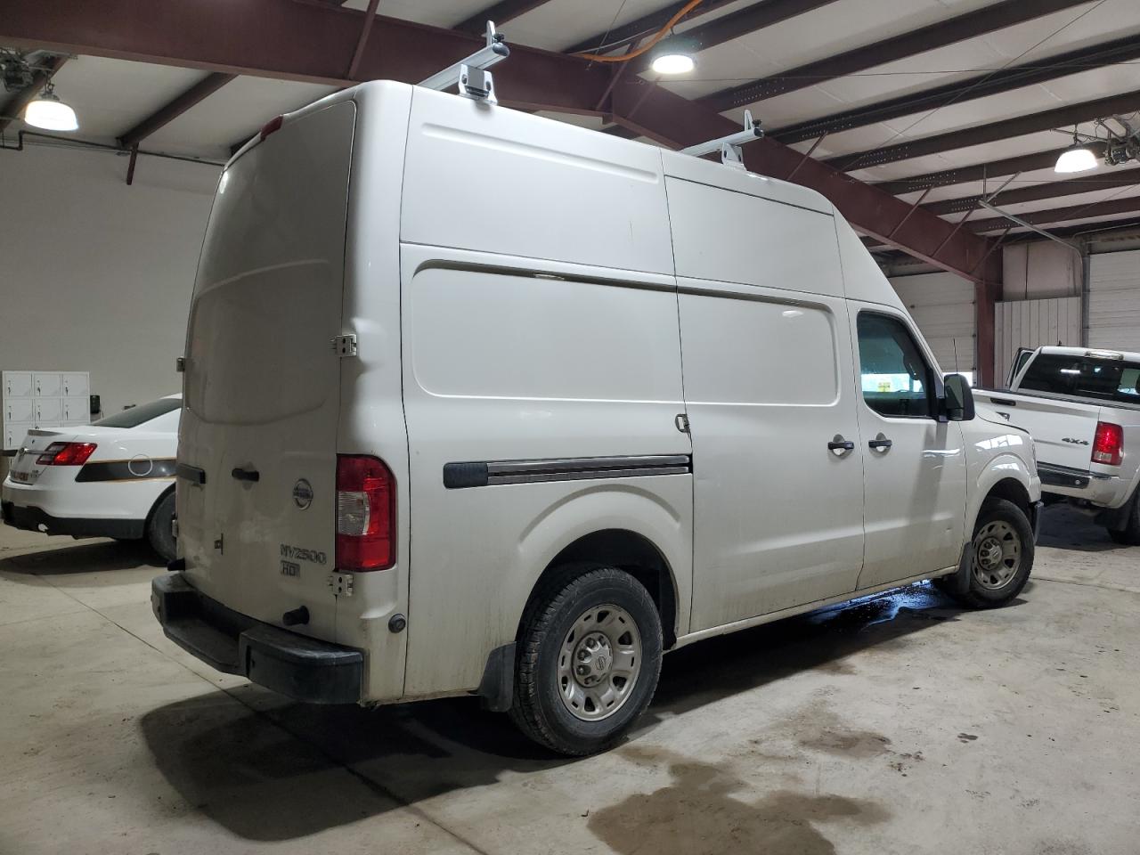 2014 Nissan NV VIN 1N6BF0LX2EN111348 Copart auction photo, front end / side damage thumbnail 3