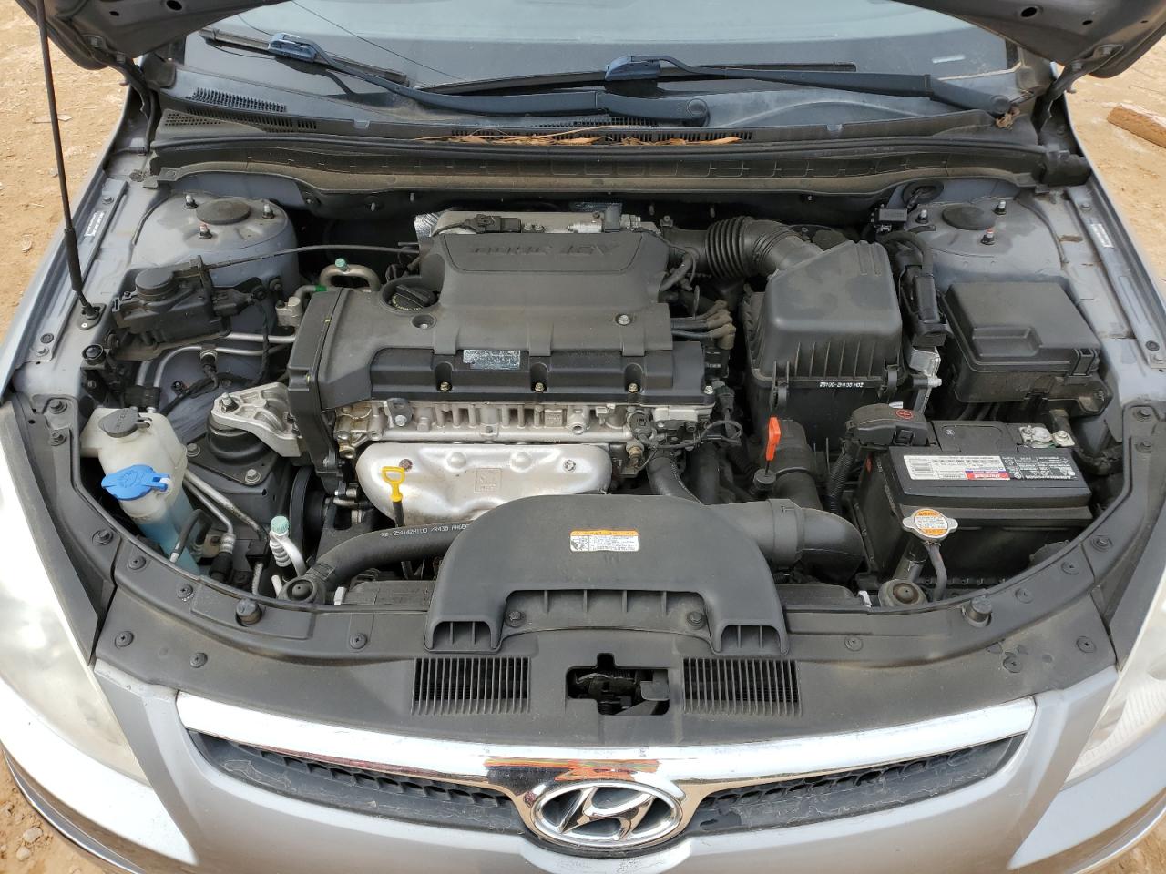 2012 Hyundai Elantra VIN KMHDB8AE8CU141041 Copart auction photo, all over damage thumbnail 11