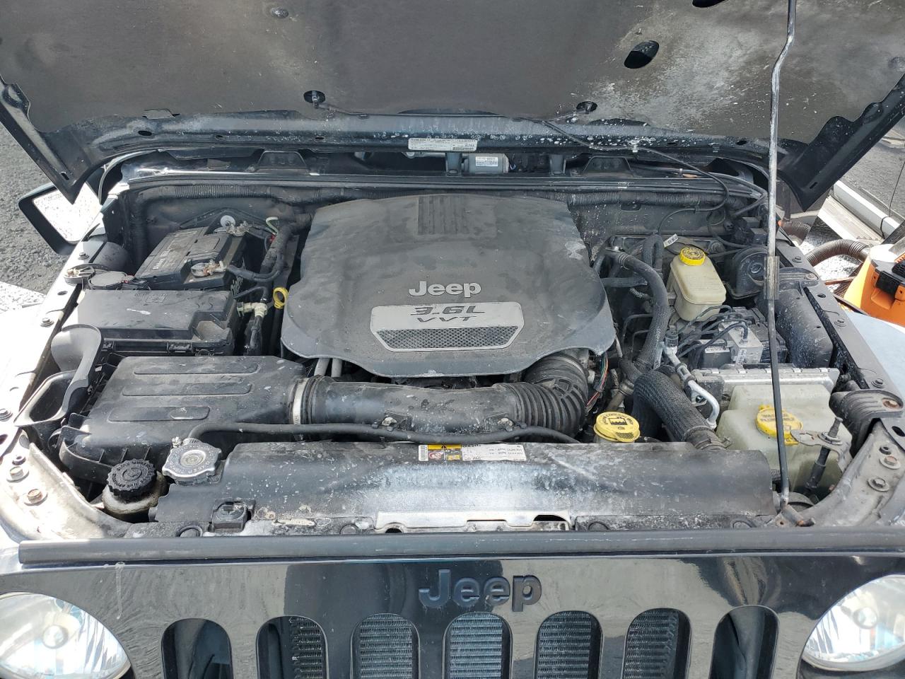 2013 Jeep Wrangler VIN 1C4HJWEG1DL612205 Copart auction photo, rollover damage thumbnail 12