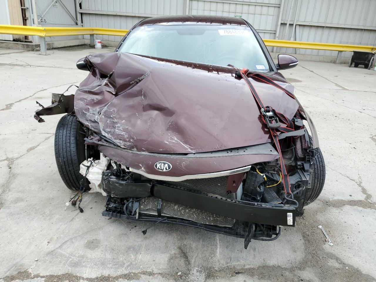 2018 KIA Optima VIN 5XXGT4L35JG238347 Copart auction photo, mechanical / front end damage thumbnail 5