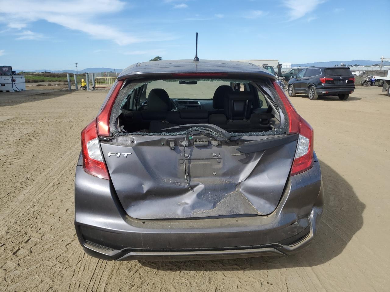 2020 Honda Fit VIN 3HGGK5H42LM708542 Copart auction photo, rear end / side damage thumbnail 6
