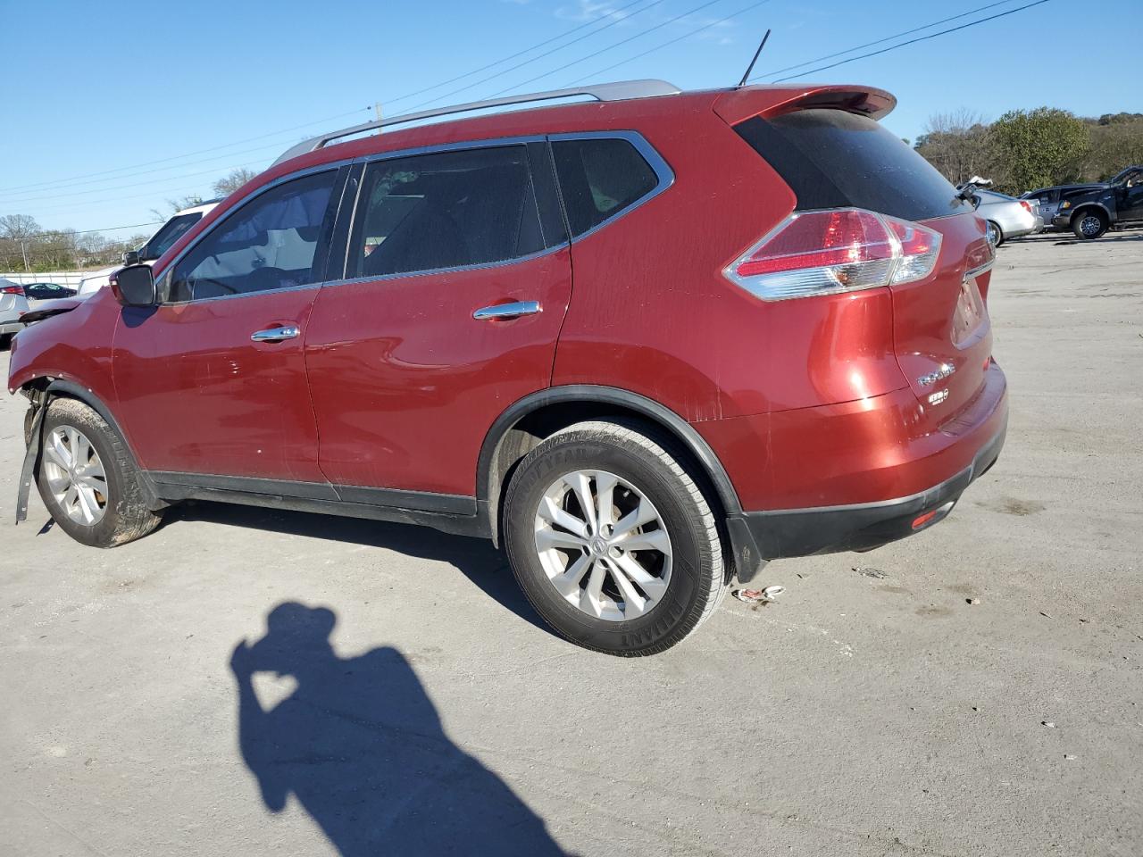 2016 Nissan Rogue VIN KNMAT2MT4GP697248 Copart auction photo, front end damage thumbnail 2