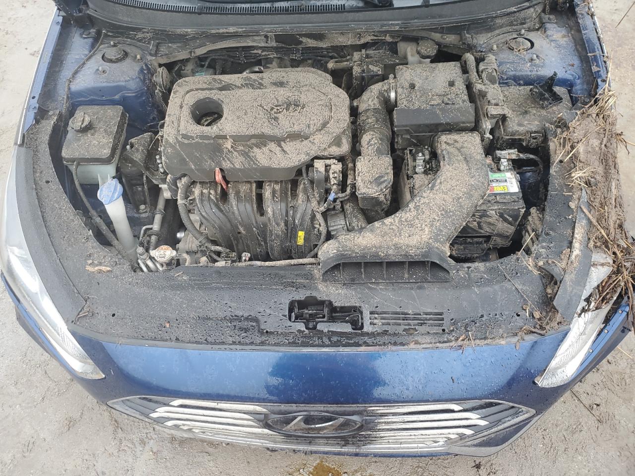 2018 Hyundai Sonata VIN 5NPE24AF5JH714480 Copart auction photo, front end / side damage thumbnail 12