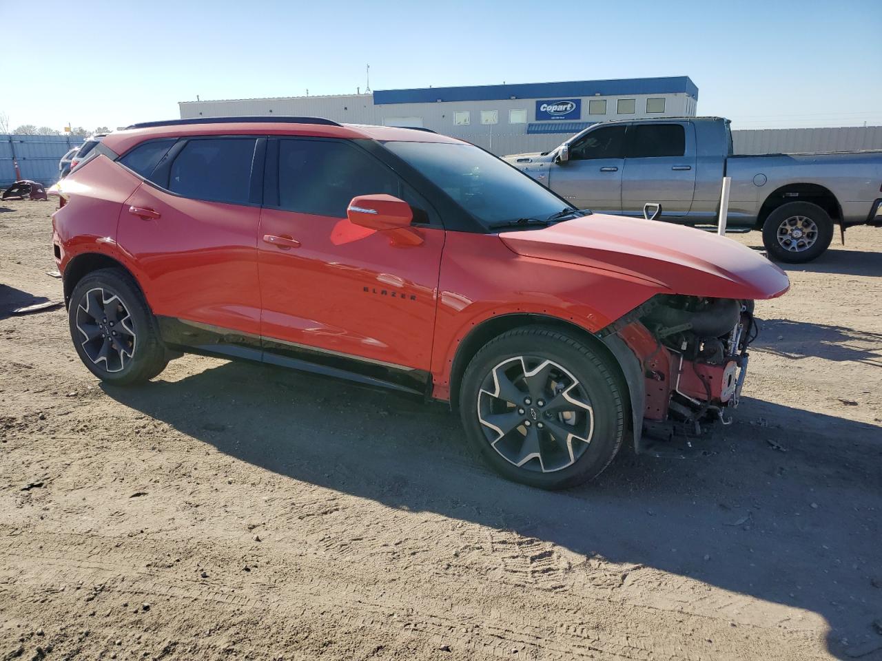 2020 Chevrolet Blazer VIN 3GNKBKRSXLS662109 Copart auction photo, rear end / front end damage thumbnail 4