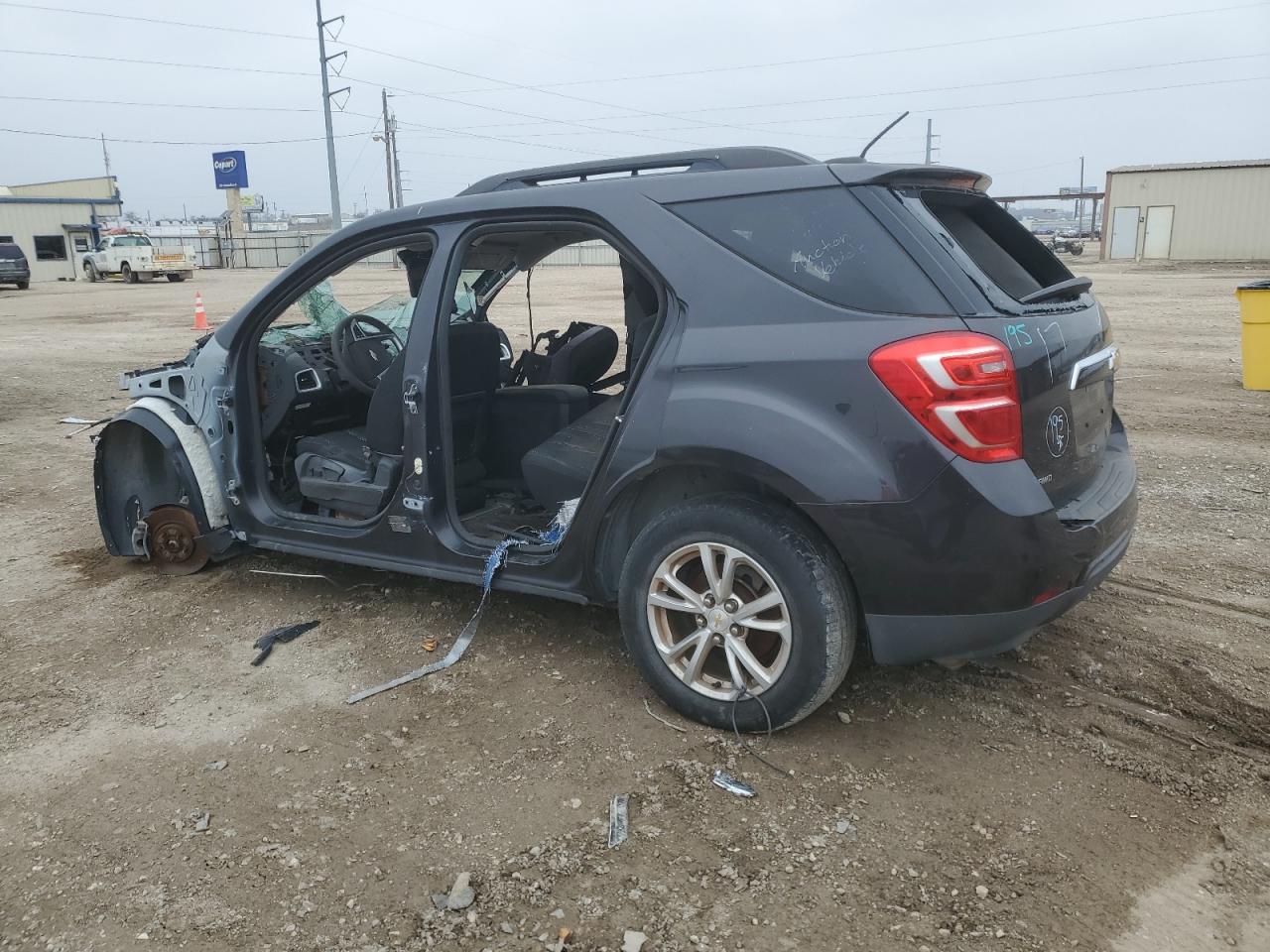 2016 Chevrolet Equinox VIN 2GNFLFEK2G6169993 Copart auction photo, stripped damage thumbnail 2