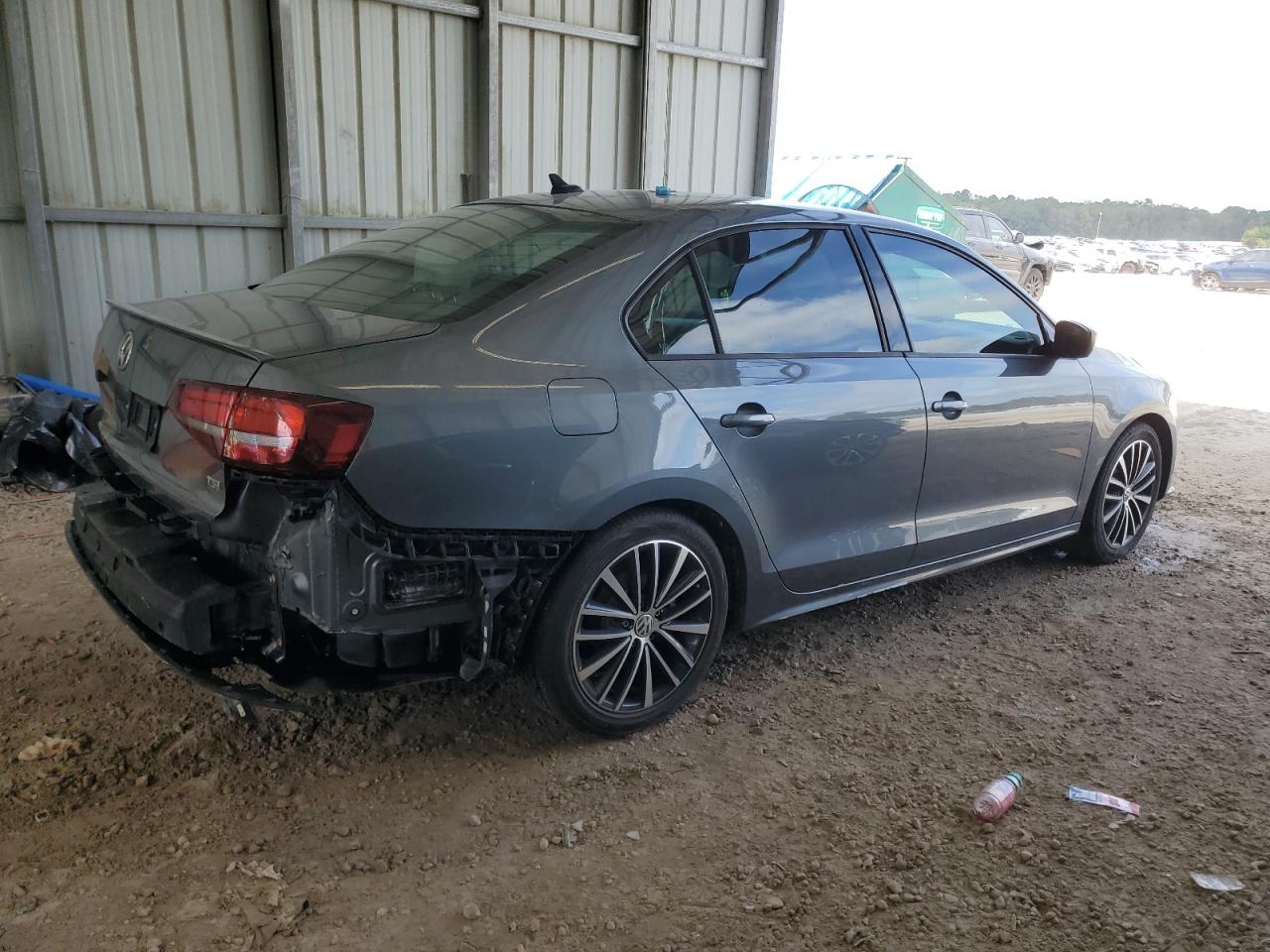 2016 Volkswagen Jetta VIN 3VWD17AJ9GM300509 Copart auction photo, rear end damage thumbnail 3