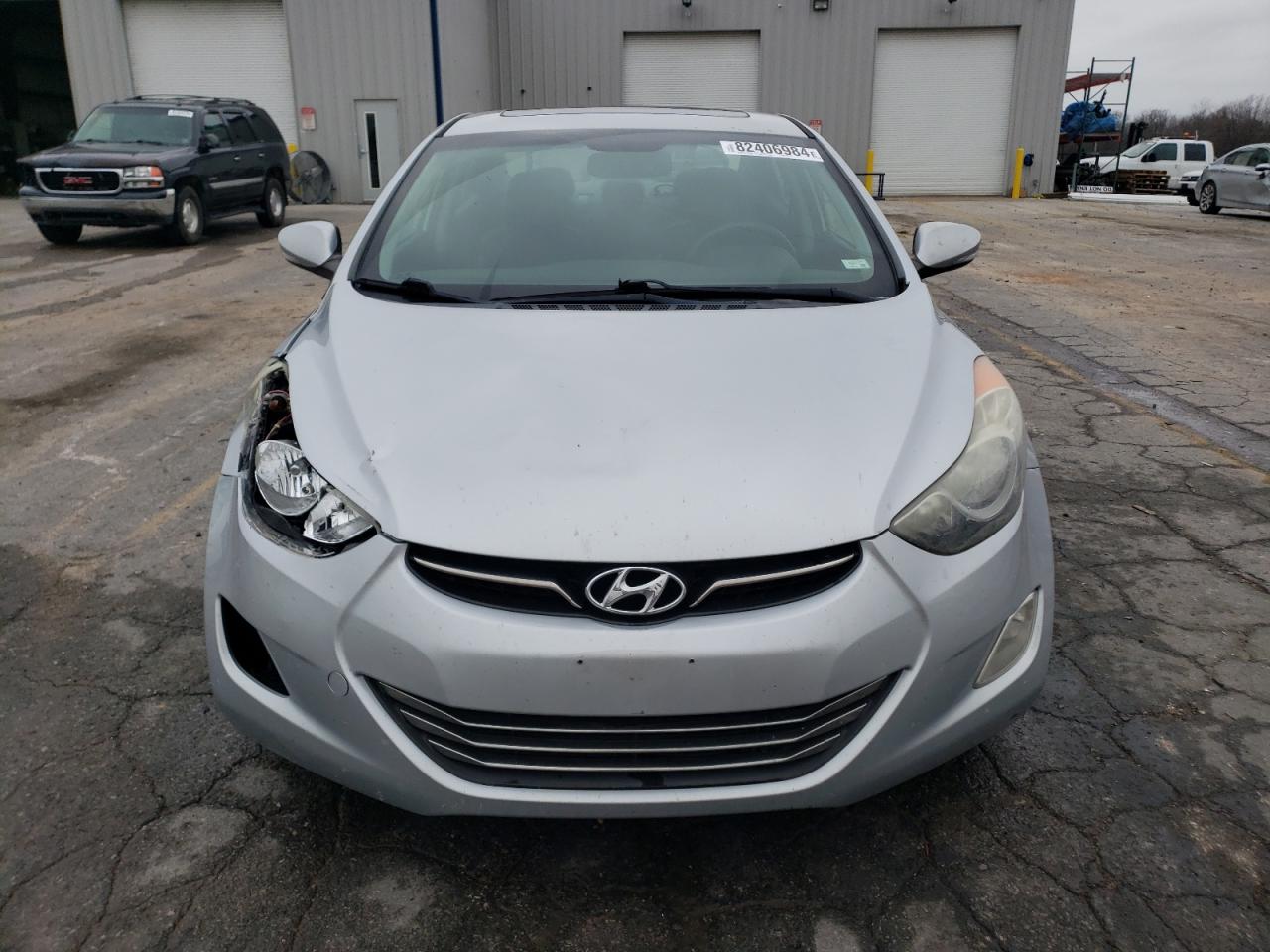 2012 Hyundai Elantra VIN 5NPDH4AE9CH121855 Copart auction photo, front end / rear end damage thumbnail 5